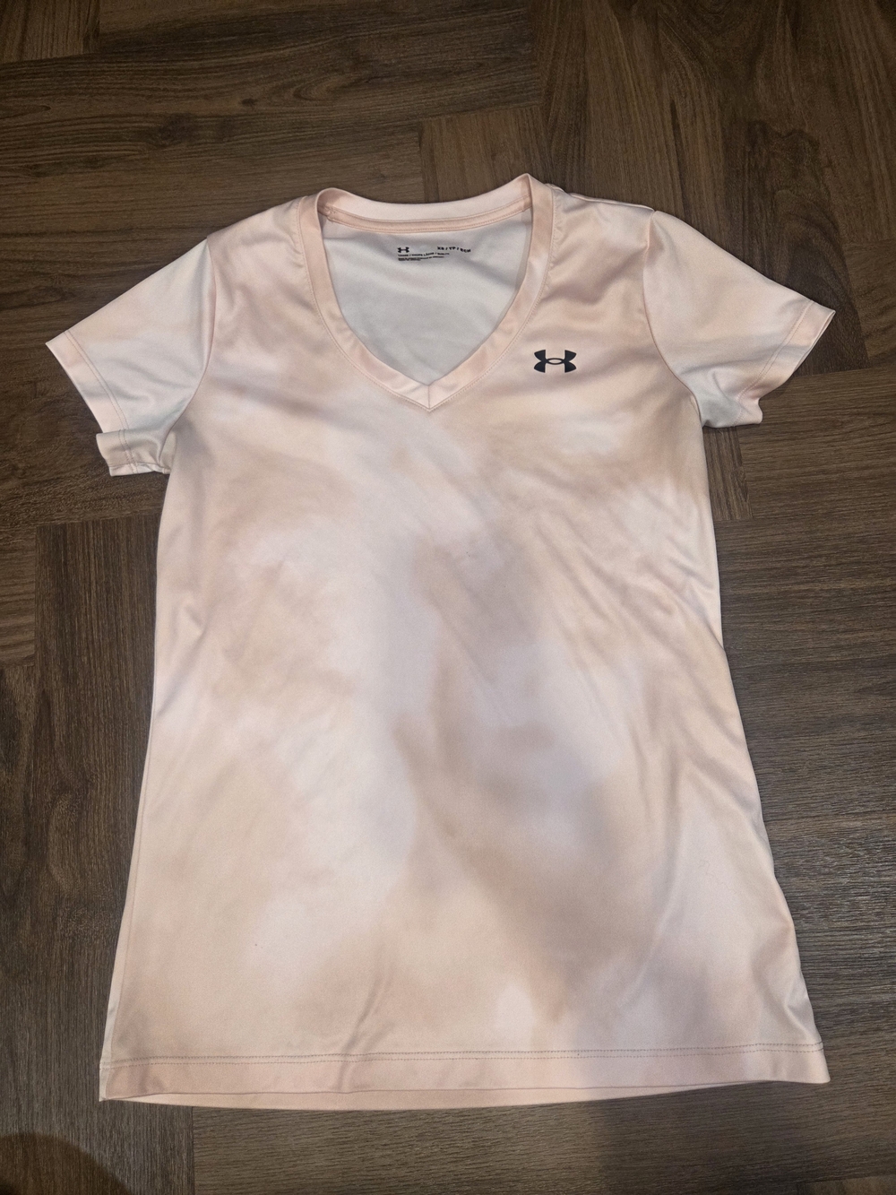 Under Armour Women's V-Neck Performance Tee - Pale Pink